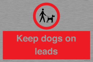 Keep dogs on leads